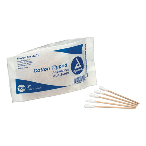 Refill For Smartcompliance Business Cabinet, Cotton-tipped Applicators, 3",100/bag - Image 1