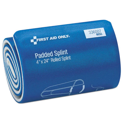 Padded Splint, 4 X 24, Blue/white - Image 1