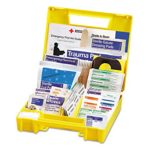 Essentials First Aid Kit For 5 People, 138 Pieces, Plastic Case - Image 1