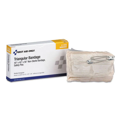 24 Unit Ansi Class A+ Refill, 40″ X 40″ X 56″ Muslin Triangular Bandage