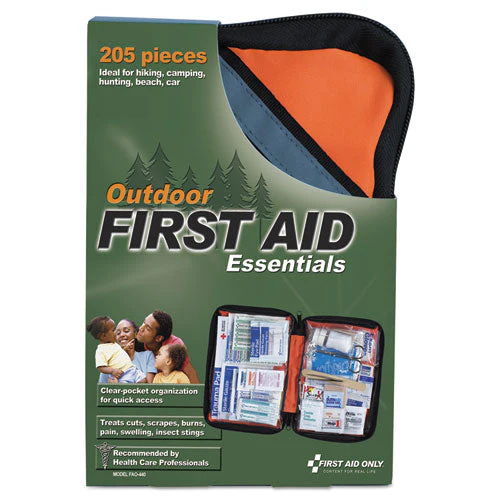 Outdoor Softsided First Aid Kit For 10 People, 205 Pieces, Fabric Case - Image 1