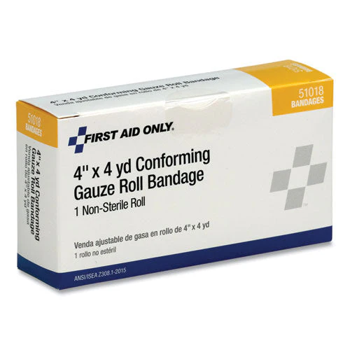 First Aid Conforming Gauze Bandage, Non-sterile, 4" Wide - Image 2