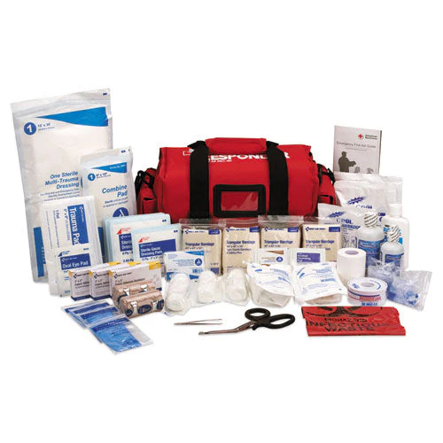 First Responder Kit, 16 X 8 X 7.5, 158 Pieces, Nylon Fabric Case - Image 1