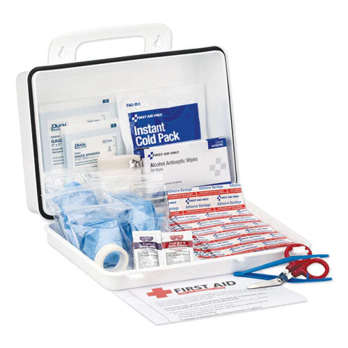 Office First Aid Kit, For Up To 25 People, 131 Pieces, Plastic Case - Image 3
