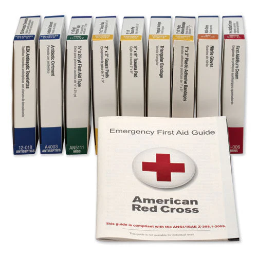 Ansi Compliant 10 Person First Aid Kit Refill, 65 Pieces - Image 1
