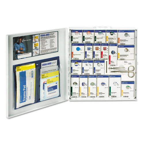 Ansi 2015 Smartcompliance General Business First Aid Station For 50 People, 241 Piece, Metal Case - Image 2