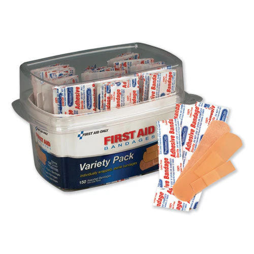 First Aid Bandages, Assorted, 150 Pieces/kit - Image 1