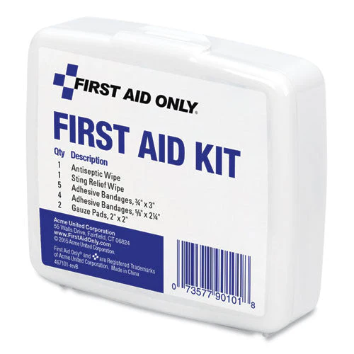 First Aid On The Go Kit, Mini, 13 Pieces, Plastic Case - Image 2