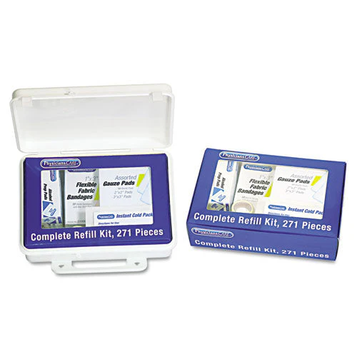 Complete Care First Aid Kit Refill, 271 Pieces, Box - Image 1