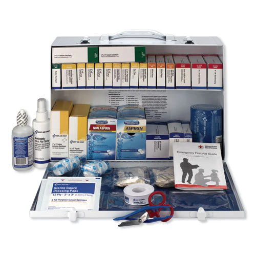 Ansi 2015 Class B+ Type I And Ii Industrial First Aid Kit For 75 People, 446 Pieces, Metal Case - Image 2