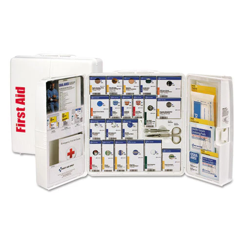 Ansi 2015 Smartcompliance General Business First Aid Station, 50 People, 202 Pieces, Plastic Case - Image 1