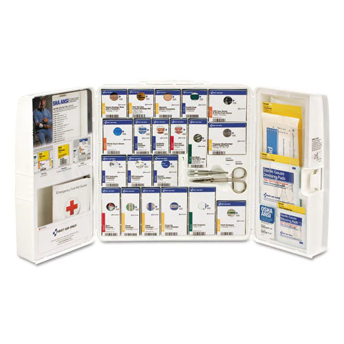 Ansi 2015 Smartcompliance General Business First Aid Station, 50 People, 202 Pieces, Plastic Case - Image 2