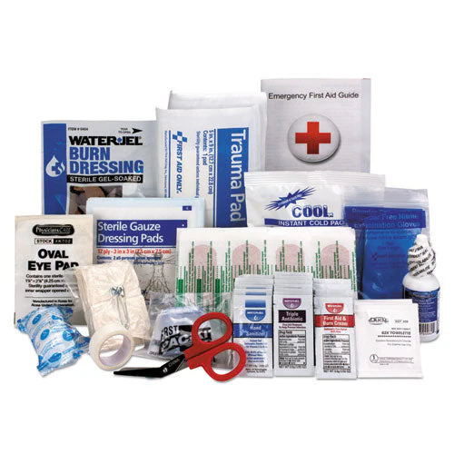 Ansi 2015 Compliant First Aid Kit Refill, Class A, 25 People, 89 Pieces - Image 1