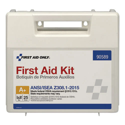 Ansi 2015 Compliant Class A+ Type I And Ii First Aid Kit For 25 People, 141 Pieces, Plastic Case - Image 3
