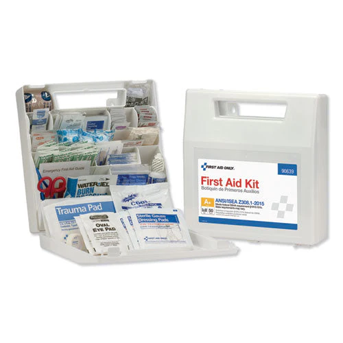 Ansi Class A+ First Aid Kit For 50 People, 183 Pieces, Plastic Case - Image 1