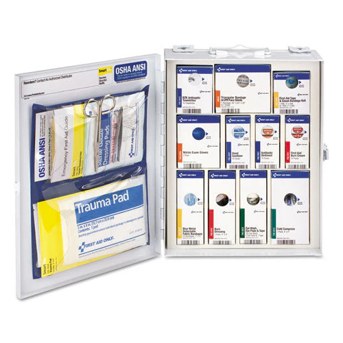 Ansi 2015 Smartcompliance Food Service Cabinet W/o Medication, 25 People, 94 Pieces, Metal Case - Image 1