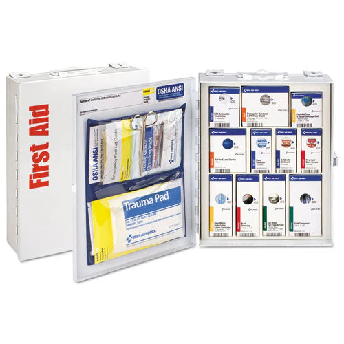 Ansi 2015 Smartcompliance Food Service Cabinet W/o Medication, 25 People, 94 Pieces, Metal Case - Image 2