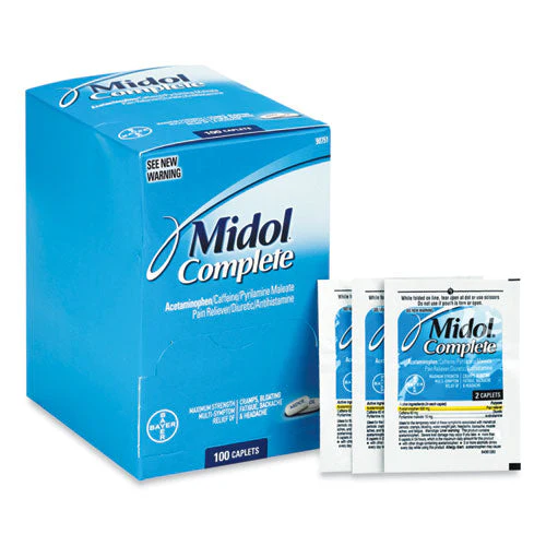 Complete Menstrual Caplets, Two-pack, 50 Packs/box - Image 1
