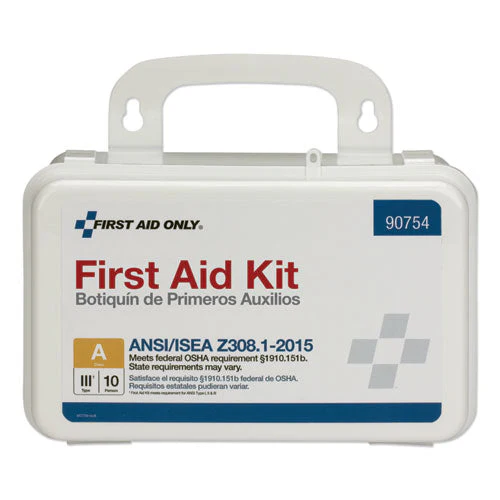 Ansi Class A 10 Person First Aid Kit, 71 Pieces, Plastic Case - Image 2