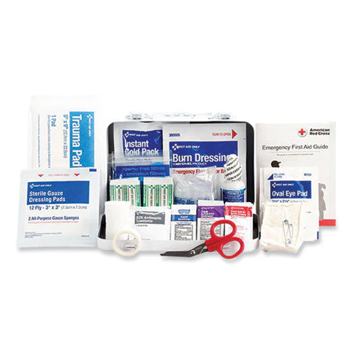 Ansi 2021 First Aid Kit For 10 People, 76 Pieces, Metal Case - Image 3