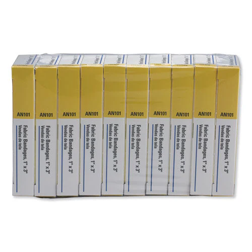 First-aid Refill Fabric Adhesive Bandages, 1 X 3, 160/pack - Image 1