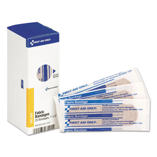 Smartcompliance Fabric Bandages, 1 X 3, 25/box - Image 1