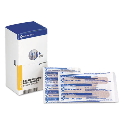 Knuckle And Fingertip Bandages, Sterilized, 5 Knuckle, 5 Fingertip, 10/box - Image 1