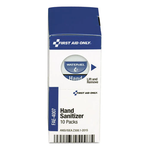 Gel Hand Sanitizer Packets For Smartcompliance First Aid Kits, 0.9 G, Clean Scent, 10/box - Image 2