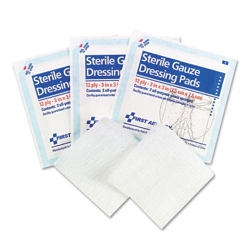 Smartcompliance Gauze Pads, Sterile, 12-ply, 3 X 3, 5 Dual-pads/pack - Image 2