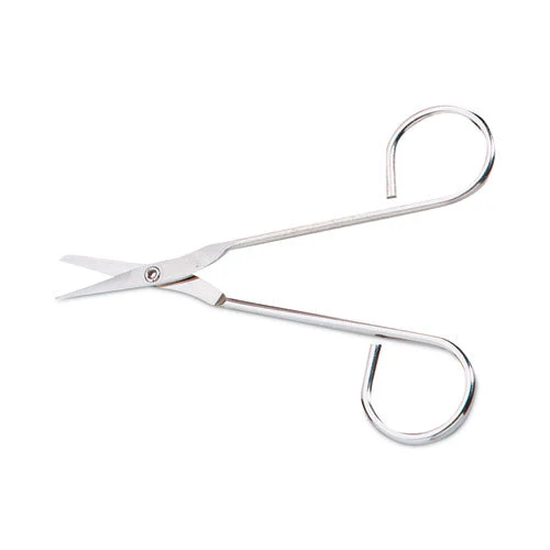 Scissors, Pointed Tip, 4.5" Long, Nickel Straight Handle - Image 1