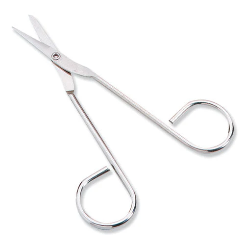 Scissors, Pointed Tip, 4.5" Long, Nickel Straight Handle - Image 2