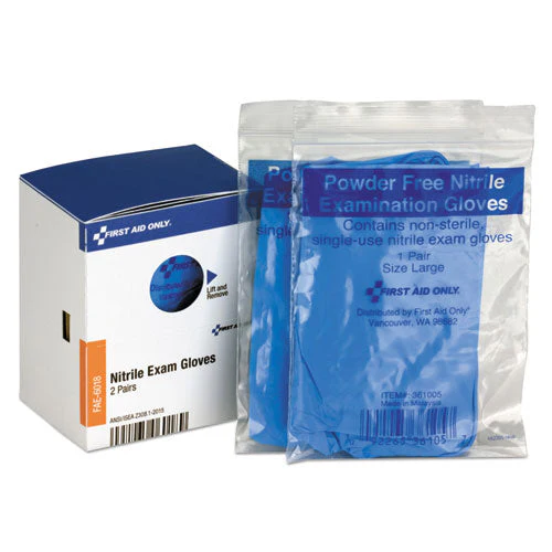 Smartcompliance Nitrile Lightweight Gloves, One Size, 2/box - Image 1