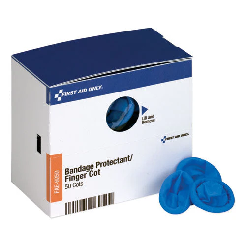 Smartcompliance Refill Finger Cots, Blue, Nitrile, 50/box - Image 1