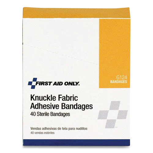 Fabric Bandages, Four-wing Knuckle, 2.5 X 3.25, 40/box - Image 1