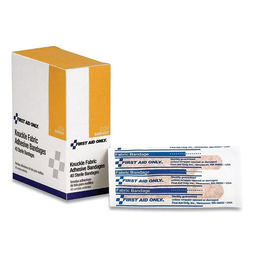 Fabric Bandages, Four-wing Knuckle, 2.5 X 3.25, 40/box - Image 2
