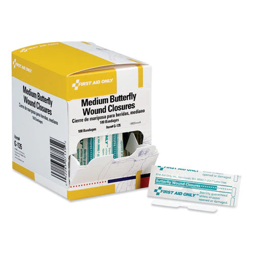 Butterfly Wound Closures, 0.38 X 1.75, 100/box - Image 1