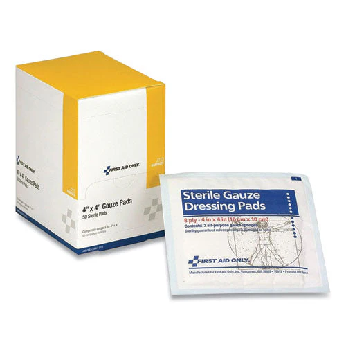 Sterile Gauze Pads, 4 X 4, 50/box - Image 1