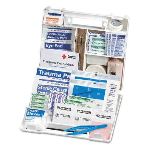 Sports First Aid Kit For 10 People, 71 Pieces, Plastic Case - Image 1