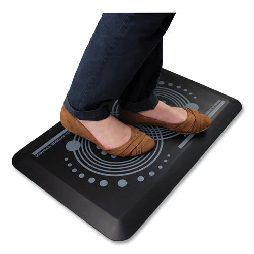 Afs-tex 2000 Anti-fatigue Mat, Rectangle, 16 X 24, Midnight Black - Image 1