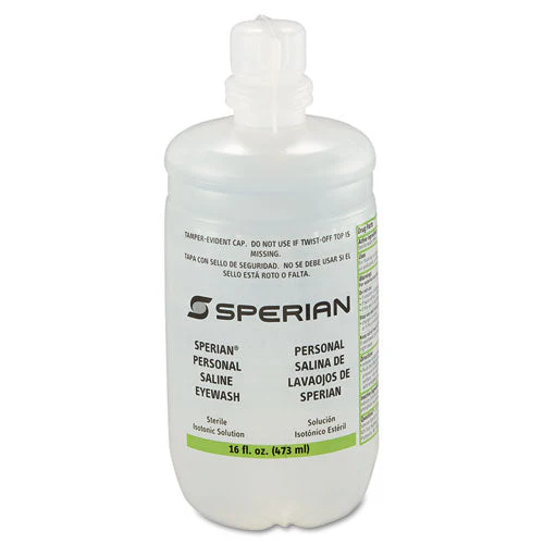 Saline Personal Eyewash Bottles, 16 Oz Bottle - Image 1