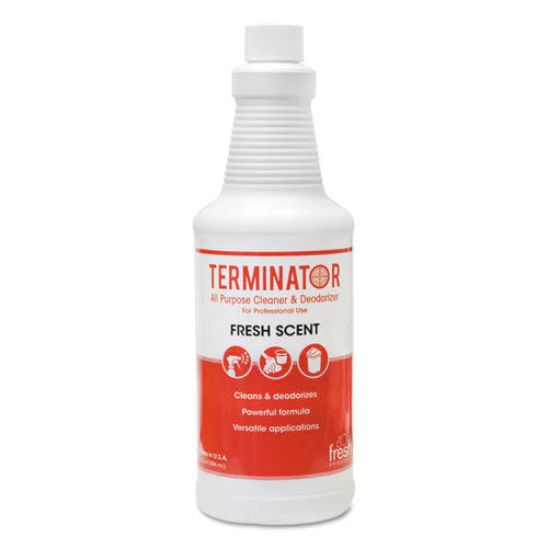 Terminator All-purpose Cleaner/deodorizer With (2) Trigger Sprayers, 32 Oz Bottles, 12/carton - Image 1