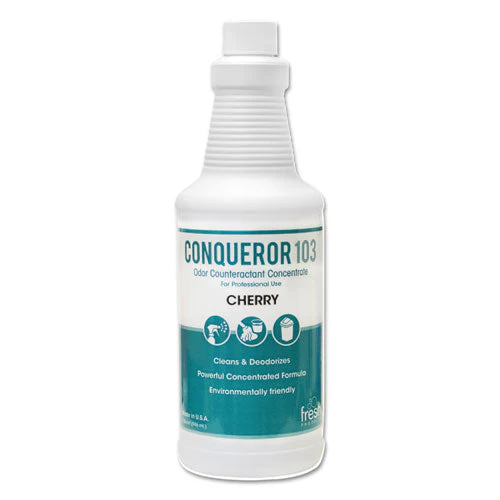 Conqueror 103 Odor Counteractant Concentrate, Cherry, 32 Oz Bottle, 12/carton - Image 1