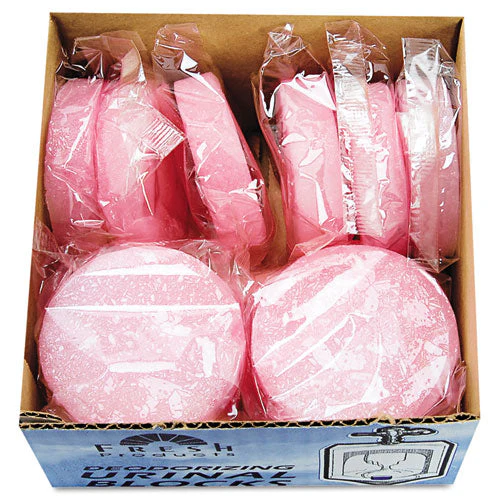 Urinal Deodorizer Blocks, Cherry Scent, 3 Oz, Red, 12/box, 12 Boxes/carton - Image 2