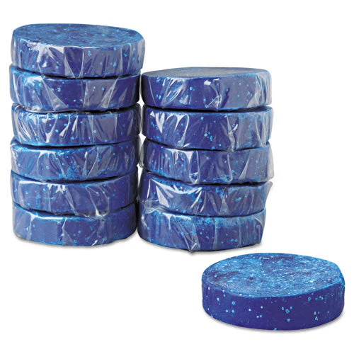 Eco Fresh Non-para Enzymatic Urinal Block With Enzymes, Cherry Scent, 2.5 Oz, Blue, 12/box - Image 3