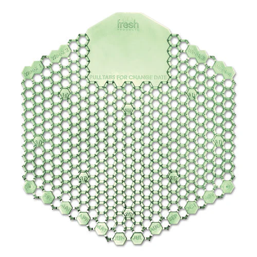 Wave 3d Urinal Deodorizer Screen, Cucumber Melon Scent, Green, 10/box - Image 1