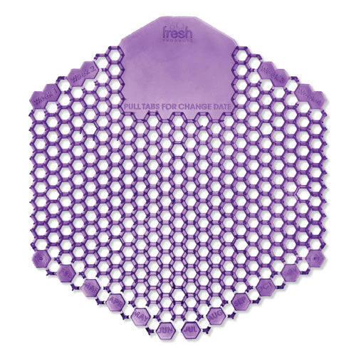 The Wave Urinal Deodorizer, Urinal Screens, Fabulous Scent, 58 G, Purple, 10/box, 6 Boxes/carton - Image 1