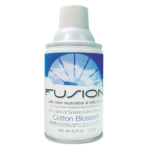 Fusion Metered Aerosols, Cotton Blossom, 6.25 Oz Aerosol Spray, 12/carton - Image 1
