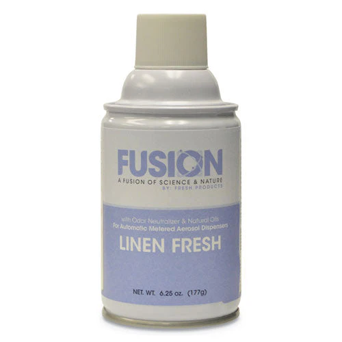 Fusion Metered Aerosols, Linen Fresh, 6.25 Oz, 12/carton - Image 1