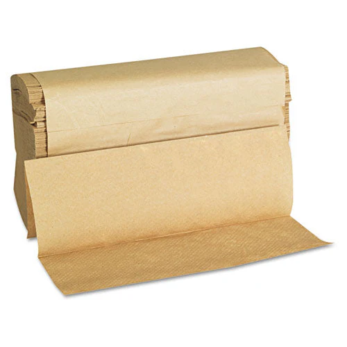 Folded Paper Towels, Multifold, 9 X 9.45, Natural, 250 Towels/pack, 16 Packs/carton - Image 3