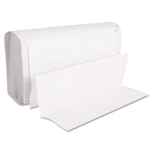Folded Paper Towels, Multifold, 9 X 9.45, White, 250 Towels/pack, 16 Packs/carton - Image 3